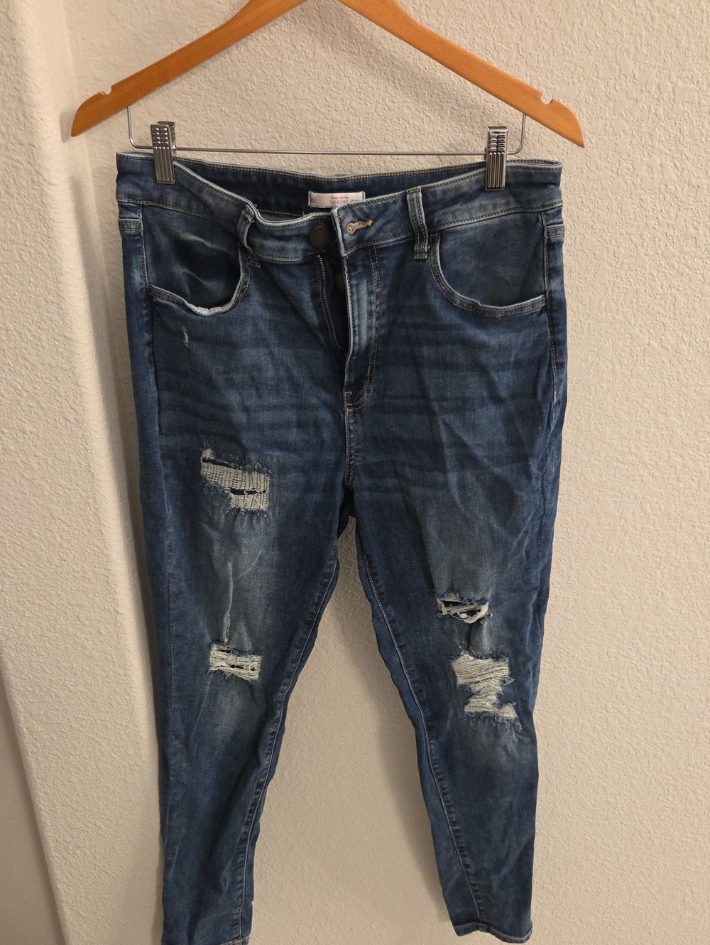 Kohl's Blue Women's Distressed Jeggings